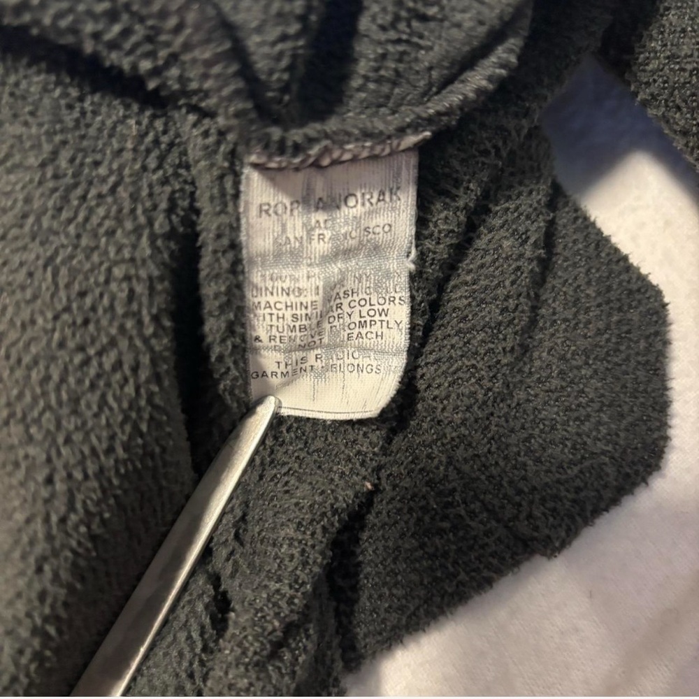 Deso Supply Men's Medium Ropi Patina Snap Hoodie Fleece Lined Hood Zip Pocket — image 5 of 5